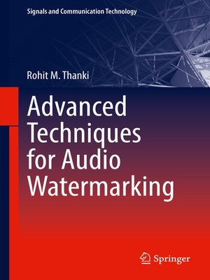 cover image of Advanced Techniques for Audio Watermarking